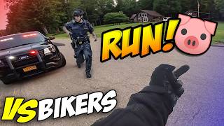 COPS VS BIKERS  MOTORCYCLE POLICE CHASE  Best Compilation 2024 [upl. by Acysej]