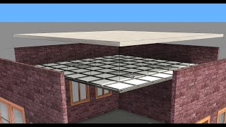 Revit Plafones modulares o registrables detallados [upl. by Enovad159]