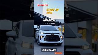 Avanza 15 G CVT DP mobil murah proses kredit dibantu avanza promotoyota mobildpmurah toyota [upl. by Wera]