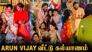 Arun Vijay Dancing At Diyas Mehendi Ceremony 😍  Anitha Vijayakumar Daughter Wedding With Dillan [upl. by Eimarej766]