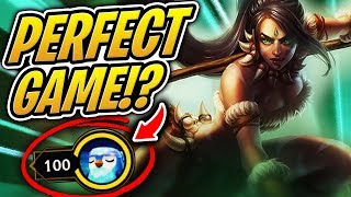 100 HP  THE PERFECT GAME  Highest Rolling Game Ever  TFT  Teamfight Tactics  LoL Auto Chess [upl. by Kennett]