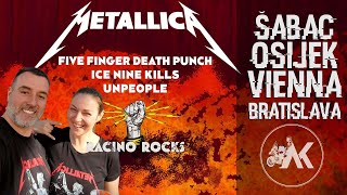 METALLICA  RACINO ROCKS  VIENNA  MOTORCYCLE TOUR  TWO DAYS TRIP  JUNE 2024 [upl. by Sibilla]