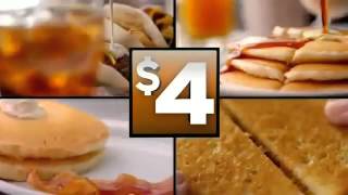 Dennys TV Commercial 4 Dollars YouTube [upl. by Ahsenot]