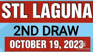 STL LAGUNA RESULT TODAY 2ND DRAW OCTOBER 19 2023 4PM [upl. by Aliel]