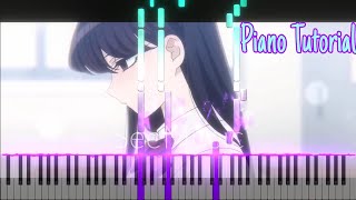 Cider Girl  Cinderella Komisan wa Komyushō desu Opening 1 Full Version Easy Piano Tutorial [upl. by Jovita]