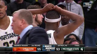 Syracuse takes down Michigan State to advance to the Sweet 16 [upl. by Kania]