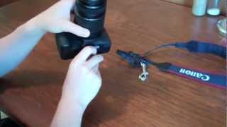 How to Make a Cloop for a DSLR  How to Attach a Camera Strap [upl. by Athene941]