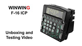 Winwing ICP F16 Unboxing and Testing [upl. by Lindo]