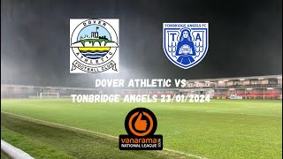 ANOTHER DOUBLE OVER DOVER  Dover Athletic 12 Tonbridge Angels 23012024 [upl. by Adnaloj490]