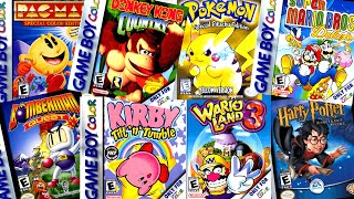 Top 100 best Gameboy color games in chronological order 1998  2002 [upl. by Ilrahs]