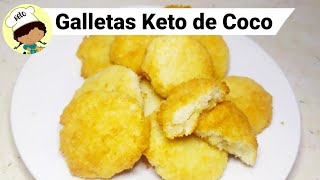 Galletas de coco keto faciles [upl. by Nylirek]