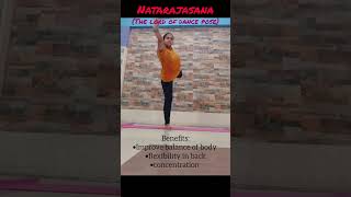 Natarajasana 🌸 yoga natarajasana [upl. by Parthena]