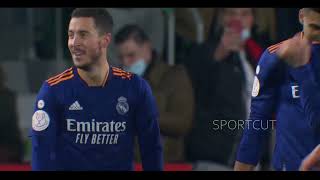 Eden Hazard Vs Elche Away  Copa Del Rey 2022 [upl. by Halsy590]