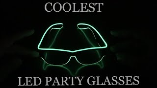 LED Party Glasses Unboxing I Party Glasses I LED Party Glasses Hindi I Glasses I Mostly Unique I [upl. by Hershell]