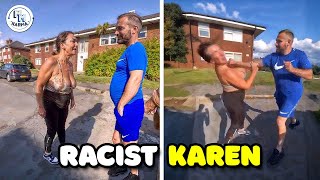 Karen SLAPS a MAN and gets INSTANT KARMA Best of the week😲 [upl. by Kokaras]