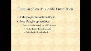 Aprenda Plugado  BACTERIOLOGIA  Aula 08 Slide 25  Regulação da Atividade Enzimática [upl. by Leonanie615]