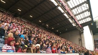 Warriors beat Saints in front of sell out crowd [upl. by Ennyleuqcaj]