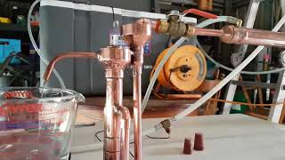 How to distill alcohol with a reflux still second video 13 12 2017 mp4 [upl. by Adnahsat440]