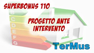 Progetto in Termus BIM per superbonus 110 ANTE intervento [upl. by Llenrep]