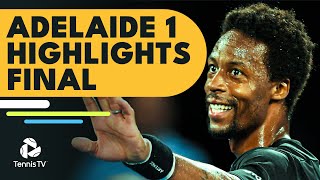 Gael Monfils vs Karen Khachanov  Adelaide 1 2022 Final Highlights [upl. by Carlota]