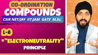 Lec 8  Coordination compounds  Electroneutrality Principle  CSIRNETJRF  GATE  JAM [upl. by Notgnirra]