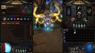 78 Kinetic Bolt Sacred Wisps Ascendant  Merciless Lab  PoE 324 Necropolis Day 2 [upl. by Guildroy]