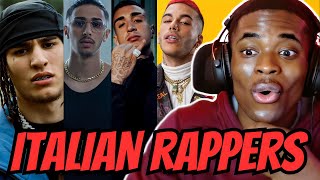 Canadian Reacts Italian RappersRondo Baby Gang Capo Plaza amp More Italian Subtitle [upl. by Katey]