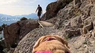 Wandern mit Hund Fürstensteig ob Triesenberg aus Sicht von Labrador Ayla [upl. by Gelhar]