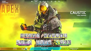 Apex Legends  CAUSTIC Gameplay Win No commentary [upl. by Jennie]