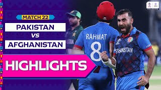 Pakistan v Afghanistan  World Cup 2023  22th Match  Highlights  WorldCup2023 highlights [upl. by Ellennaj956]