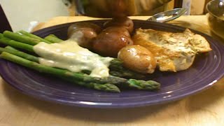 Chicken With Beurre Blanc and Asparagus with Michaels Home Cooking [upl. by Annaear]