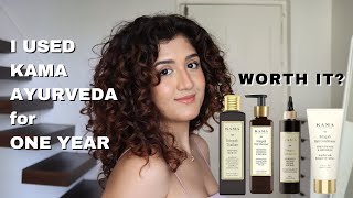 I tried Kama Ayurveda Bringadi Range for ONE YEAR  1 year REVIEW [upl. by Lleon]