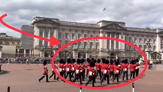 Fantastic Spectacle as The Band of the Grenadier Guards March Past Buckingham Palace 2023 [upl. by Maclaine542]