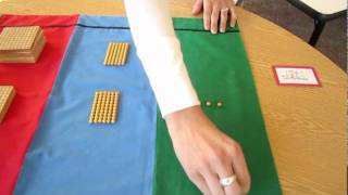 Montessori Golden Beads Dynamic Addition [upl. by Inahteb]