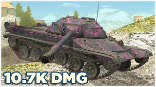 T22 Medium • 107K DMG • 4 KILLS • WoT Blitz [upl. by Aubree]