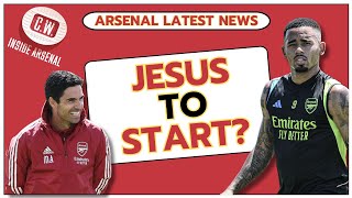 Arsenal latest news Jesus or Trossard  Predicted XI vs Spurs  Sterlings desire  Rayas award [upl. by Nade]