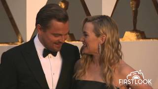 Kate Winslet and Leonardo DiCaprio Reunite at the 2016 Oscars JackAndRoseForever [upl. by Anneirb353]