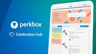 Perkbox Celebration Hub  Celebrate great work with an employee reward and recognition platform [upl. by Baal]