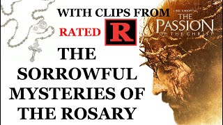 The Sorrowful Mysteries of the Rosary  Passion Clips [upl. by Prudi952]