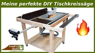 Meine perfekte DIY Tischkreissäge 🔥 Werkstatt einrichten amp selber bauen  Bauanleitung [upl. by Enimaj95]