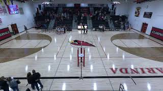 Clarinda v Glenwood v Atlantic Tri Varsity Volleyball [upl. by Camilla585]