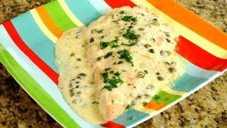 Salmon with Caper Sauce easy and quick [upl. by Mia]