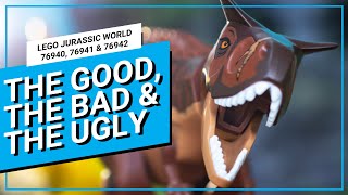 LEGO Jurassic World 76940 76941 amp 76942 review [upl. by Enytsirk]