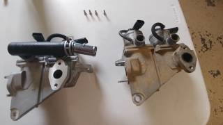 2012 Toyota Tacoma p2440 amp p2442 Secondary Air Injection Valve fix part 5 Looking at damages valve [upl. by Jourdan255]