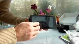 Archos 70b Internet Tablet im Unboxing [upl. by Arakihc881]