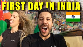 First Impressions of India 🇮🇳  Foreigners travelling in India [upl. by Tierell]