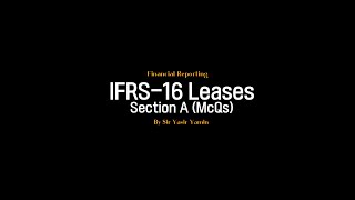 FRF7 IFRS 16 Leases Live session on Section A MCQs  UrduHindi [upl. by Nashom190]