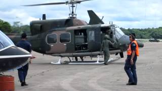 SAREX 2013 Bell212 Royal Thai Army Arrival  กองบิน 23 อุดรธานี [upl. by Yarled]