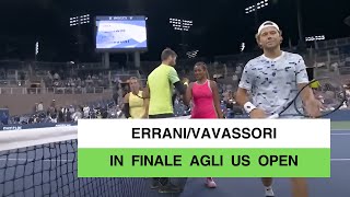 Sara Errani e Andrea Vavassori in finale agli US Open in doppio misto Storica prima volta [upl. by Esmaria]