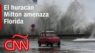 Resumen del avance del huracán Milton que amenaza Florida ¿cuándo tocará tierra [upl. by Glavin131]